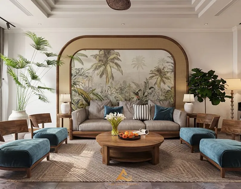 Boho Livingroom Design(BLD-3-1)