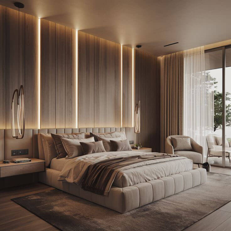 Contemporary Master Bedroom Design(CMBD-3)