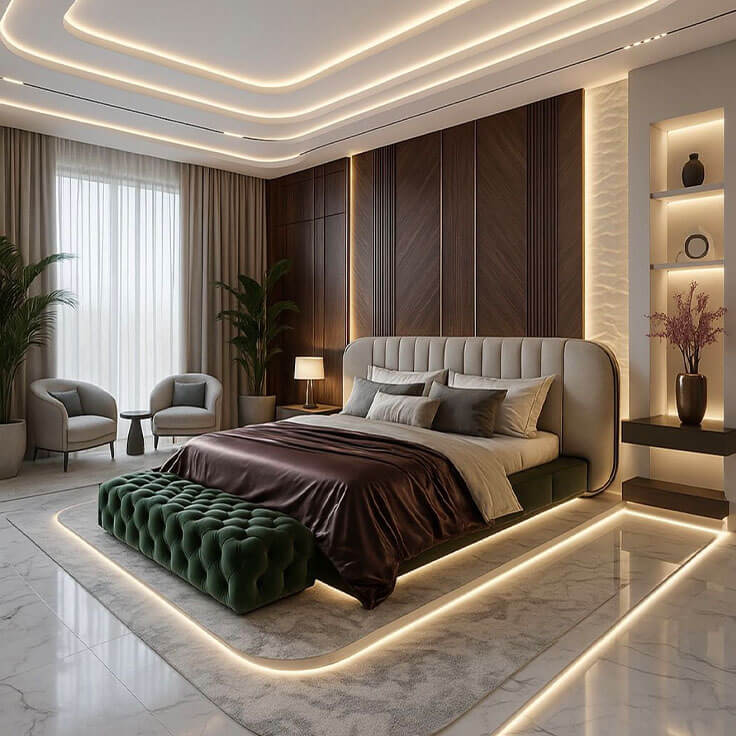 Contemporary Master Bedroom Design(CMBD-4)