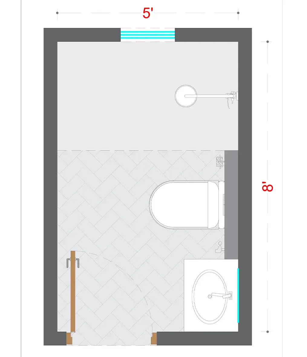 Farmhouse Washroom Layout(FWL-1)