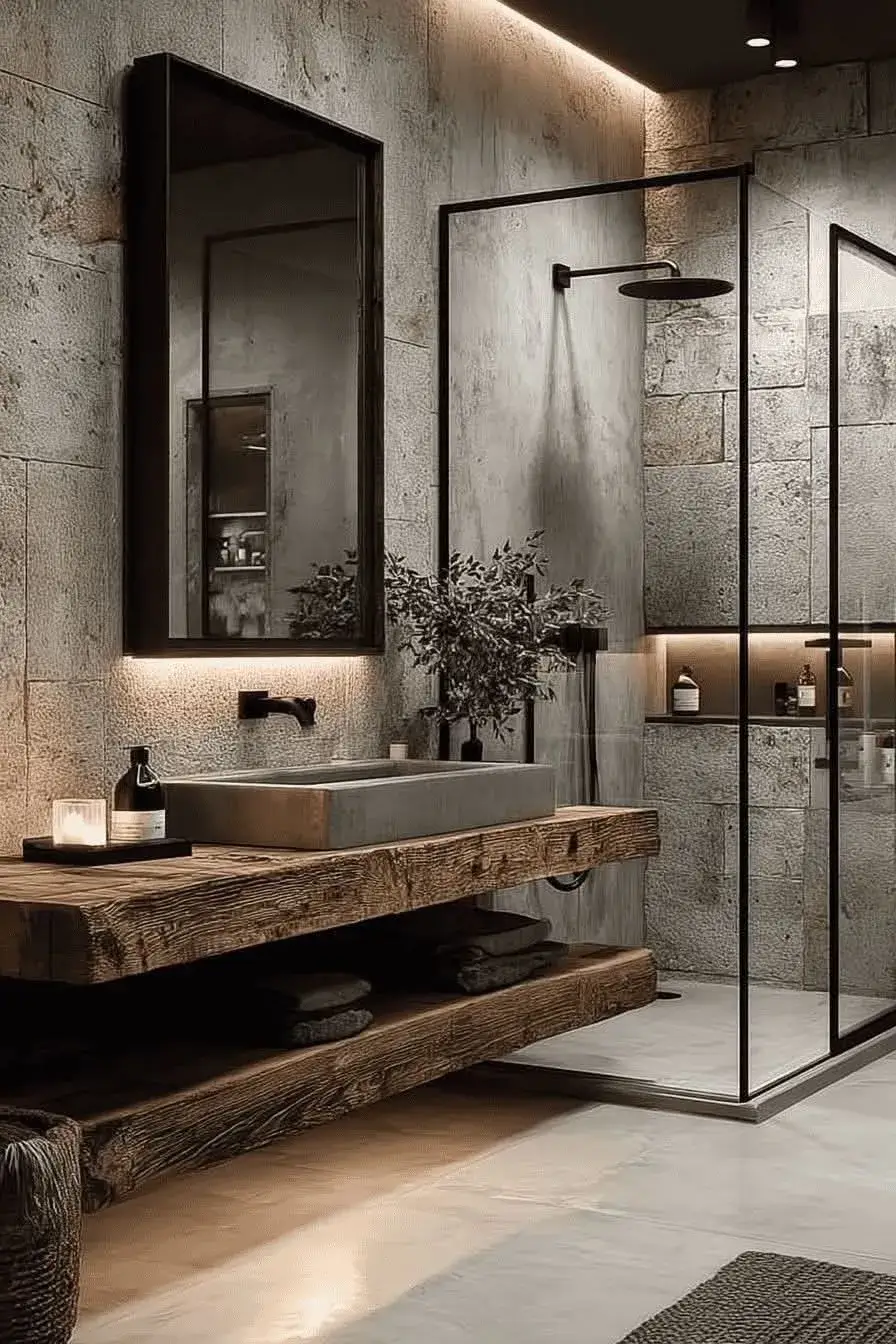 Farmhouse Washroom Design(FWD-4)