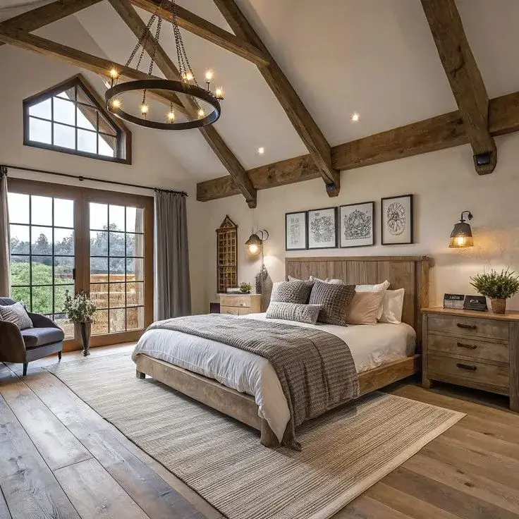 Farmhouse Guest Bedroom Design (FGBD-2)