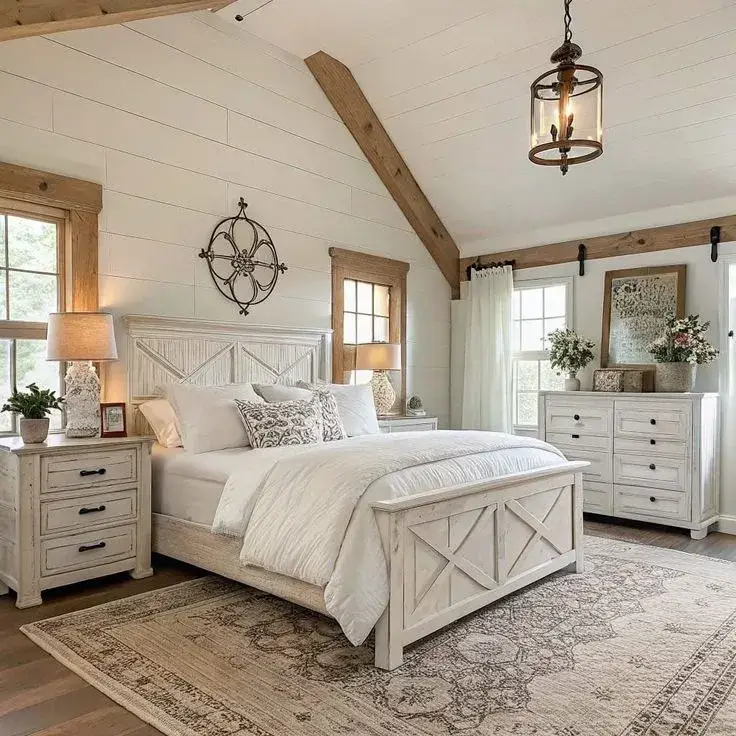 Farmhouse Guest Bedroom Design (FGBD-3)