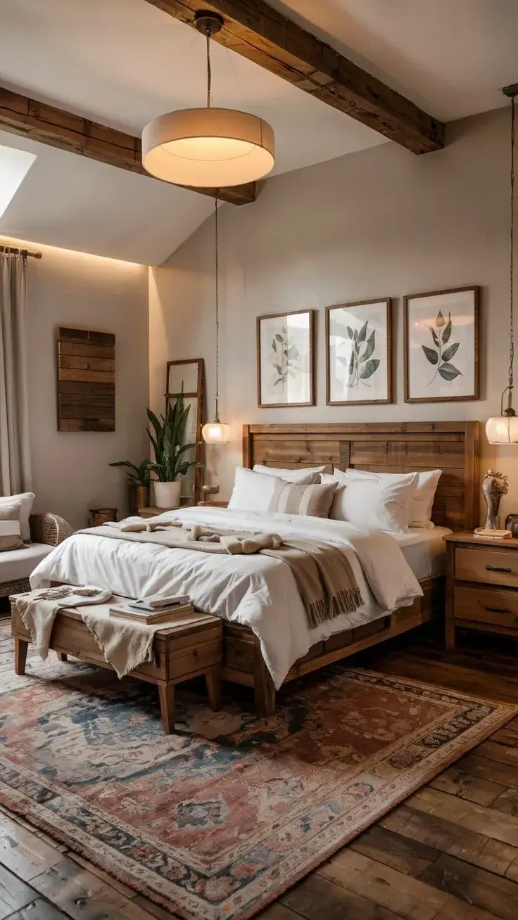 Farmhouse Guest Bedroom Design (FGBD-6)