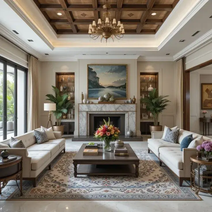 Farmhouse Livingroom Design(FLD-1-1)