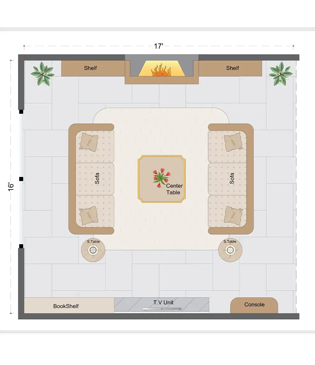 Farmhouse Livingroom Layout(FLL-1)