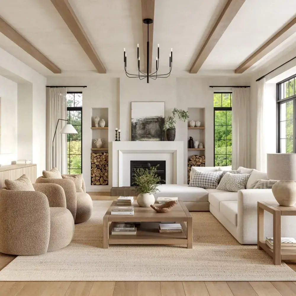 Farmhouse Livingroom Design(FLD-6-1)