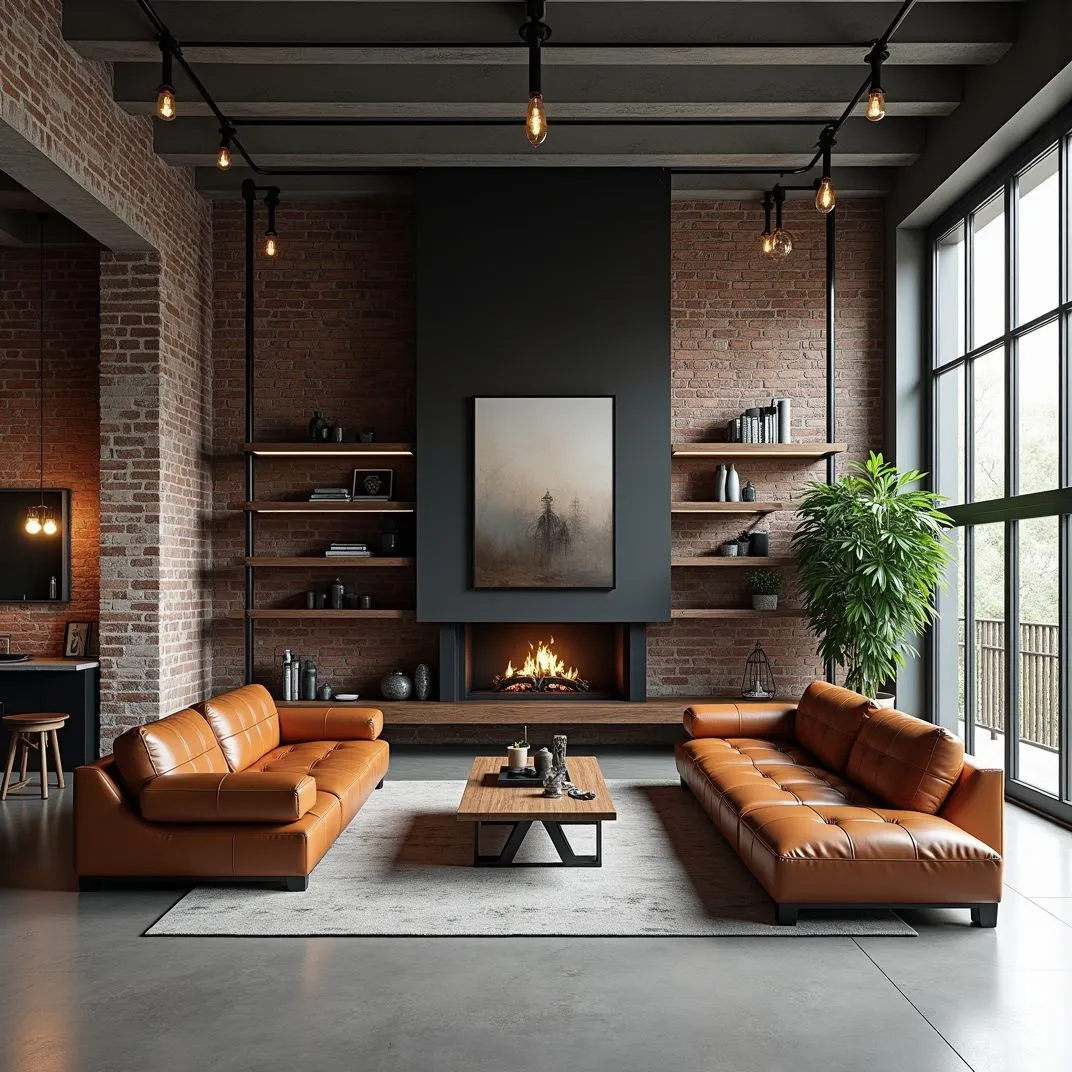 Industrial Livingroom Design(ILD-1-1)