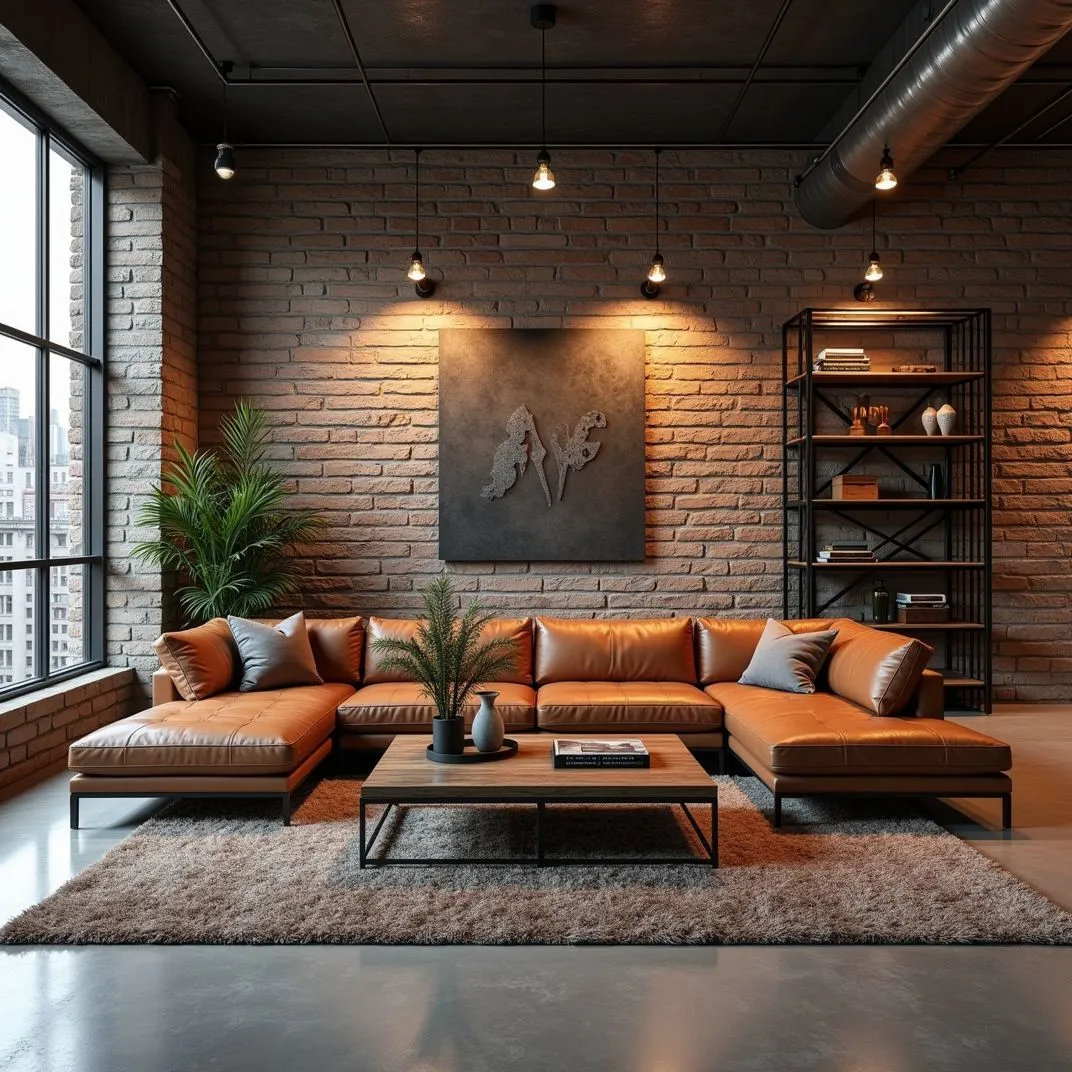 Industrial Livingroom Design(ILD-2-1)