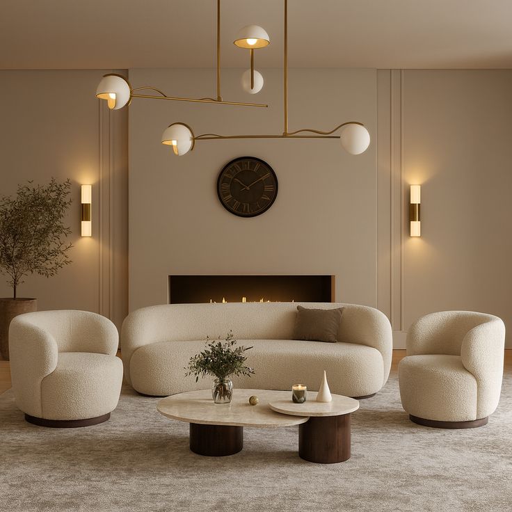 Mid-Century Livingroom Design(MLD-4)