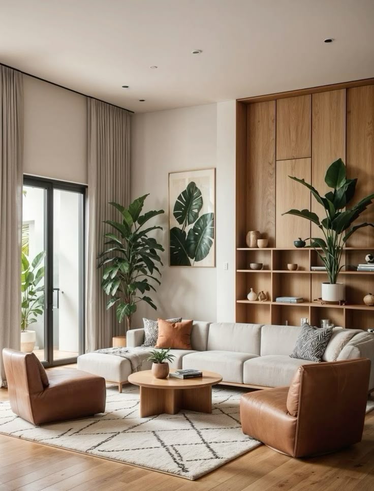 Mid-Century Livingroom Design(MLD-6)