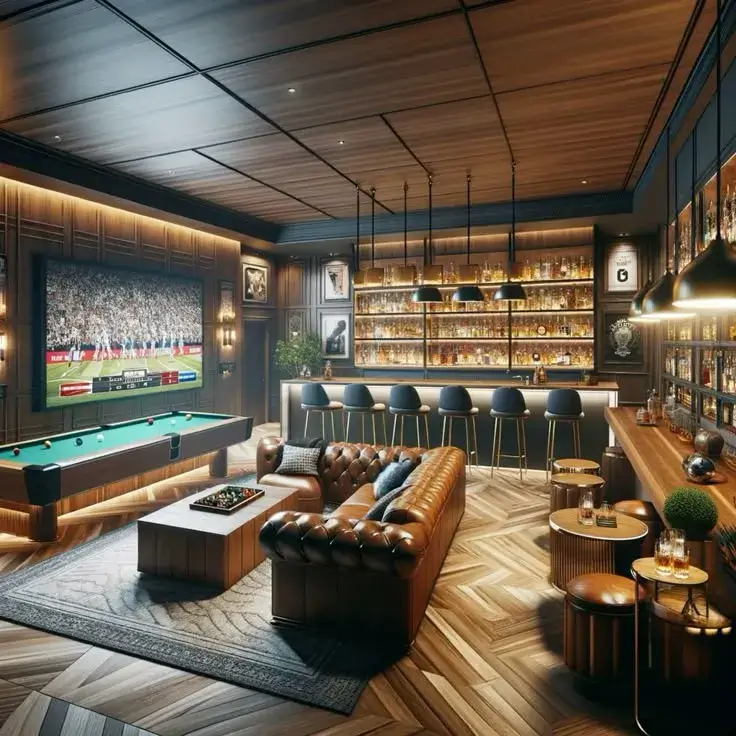 Modern Basement Lounge Design (MBLD-2)
