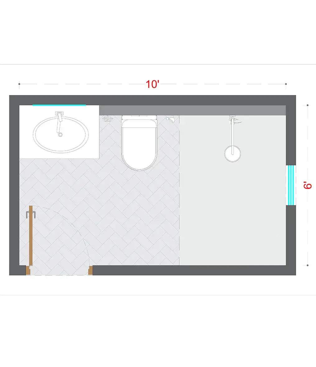 Modern Washroom Layout(MWL-1)