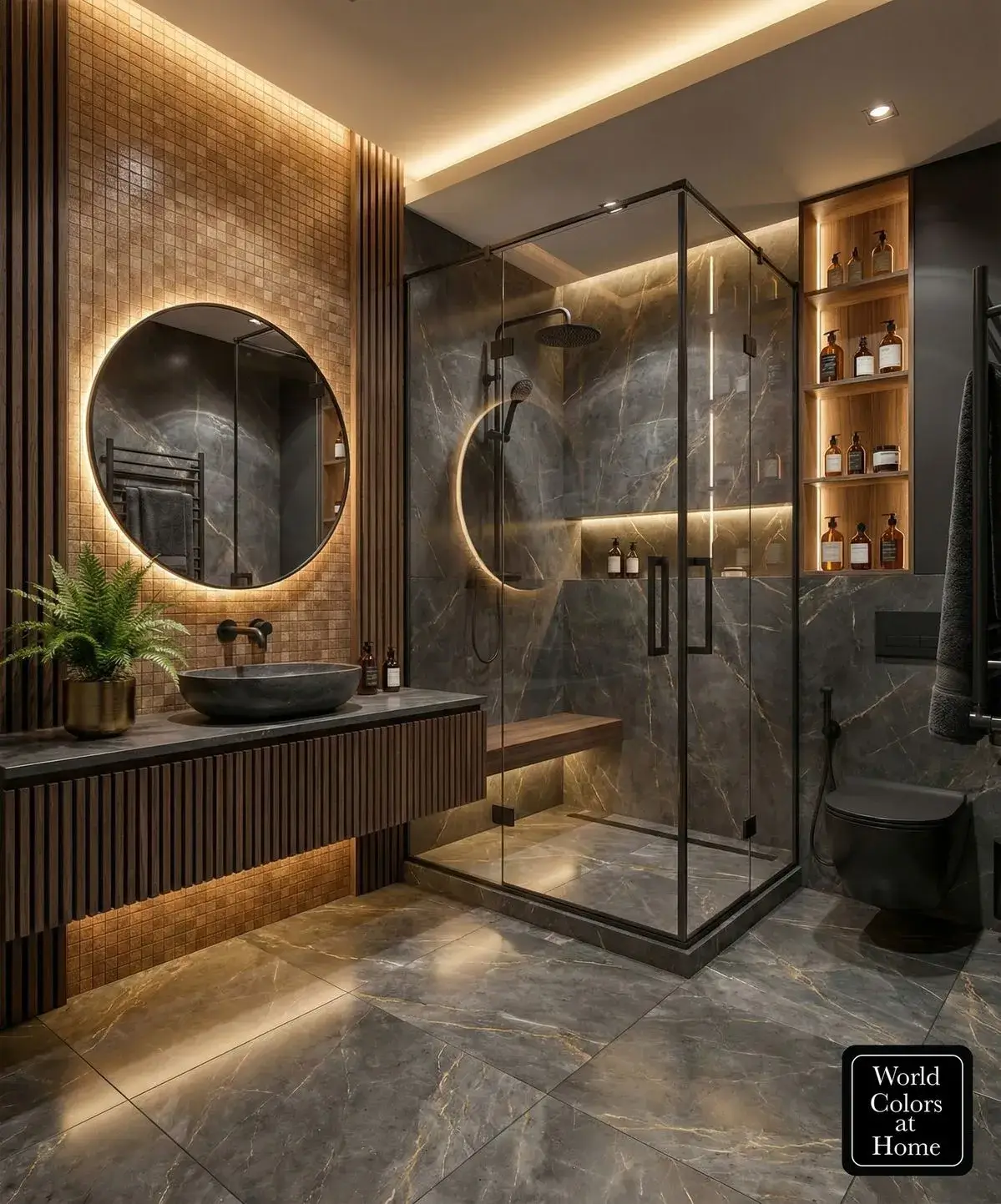 Rustic Washroom Design(RWD-2)